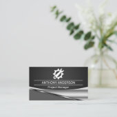 ホーム修復ロゴ建築ツール 名刺 (スタンド正面)