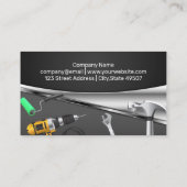 ホーム修復ロゴ建築ツール 名刺 (裏面)