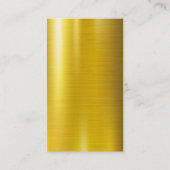 ホーム修復 |ツールボックス |メタリック金ゴールド 名刺 (裏面)