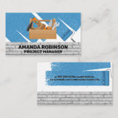 ホーム修復 |ツールボックス 絵を描 |  |レンガの壁 名刺 (正面/裏面)