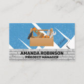 ホーム修復 |ツールボックス 絵を描 |  |レンガの壁 名刺 (正面)