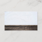 ホーム修復 |ハンマーとソー |広い木材 名刺 (裏面)