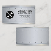 ホーム修復 | プロパティマネージャ | 金属製リベット 名刺 (正面/裏面)