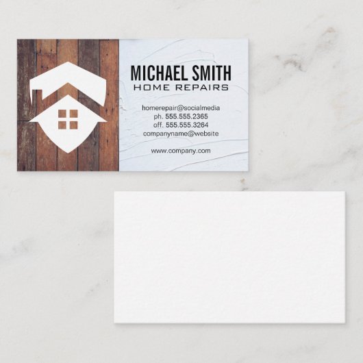 ホーム修復 |住宅大工 名刺 (正面/裏面)