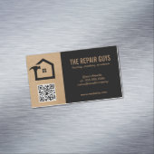 ホーム修復 | 便利屋 | 建築 | QRコード マグネット名刺 (インサイチュ)