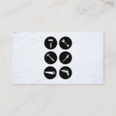 ホーム修復 |建築ハードウェアツール 名刺 (裏面)