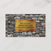 ホーム修復 | 石壁 | 実在代理人 名刺 (裏面)