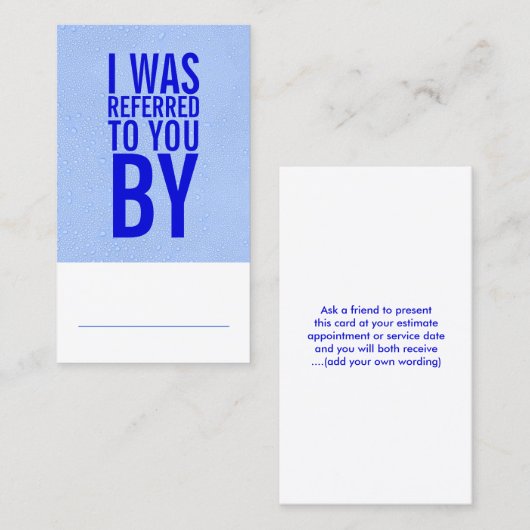 ホーム修理および保守の参照カード 紹介カード (正面/裏面)