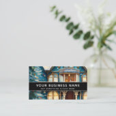 ホーム修理不動産仲介業者モダンエレガントプロフェッショナル 予約カード (スタンド正面)