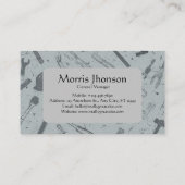 ホーム修理便利屋サービ連絡ス情報 名刺 (裏面)