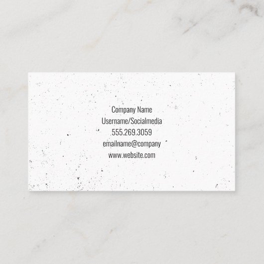 ホーム修理建築サービス 名刺 (裏面)