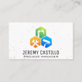 ホーム修理建築サービス 名刺 (正面)