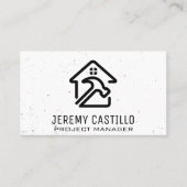 ホーム修理建築サービス |大工 名刺 (正面)