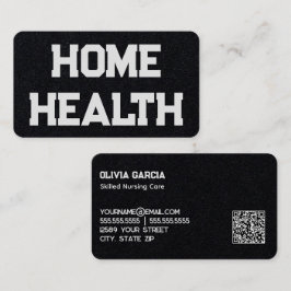 ホーム健康ナースカスタムQR 名刺