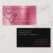 ホーム健康ナース登録ナース管理人 名刺 (正面/裏面)
