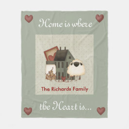 ホーム初期のズ フリースブランケット