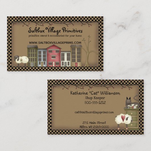 ホーム初期の名刺 名刺 (正面/裏面)