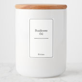 ホーム団体や組織ミニマルモダンリスト格納jar フードラベル (正面)