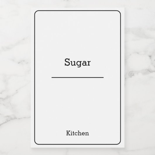 ホーム団体や組織ミニマルモダンリスト格納jar フードラベル (シングルラベル)