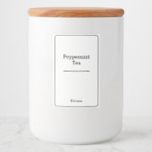 ホーム団体や組織ミニマルモダンリスト格納jar フードラベル (正面)