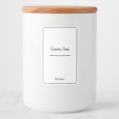 ホーム団体や組織ミニマルモダンリスト格納jar フードラベル (正面)