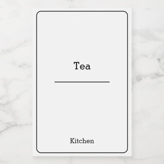 ホーム団体や組織ミニマルモダンリスト格納jar フードラベル (シングルラベル)