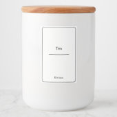 ホーム団体や組織ミニマルモダンリスト格納jar フードラベル (正面)