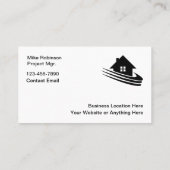 ホーム基礎および修理名刺 名刺 (裏面)