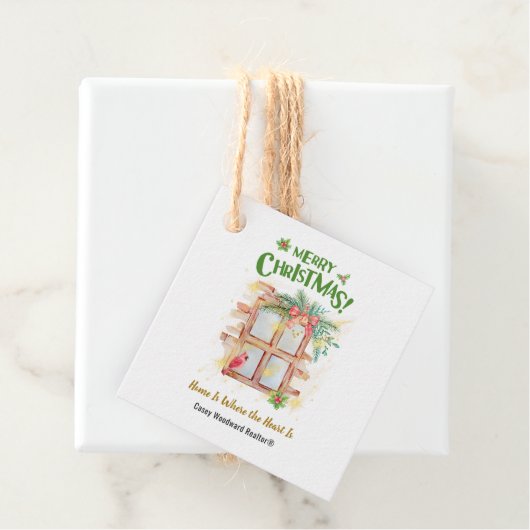 ホーム場所ハート | 実在不動産クリスマスかわいい フェイバータグ (インサイチュ)