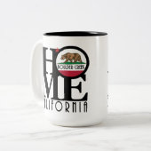 ホーム大きい石クリークカリフォルニア15oz ツートーンマグカップ (正面左)