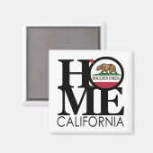 ホーム大きい石クリークカリフォルニア マグネット (正面/裏面)