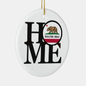 ホーム大きい石クリークカ セラミックオーナメント (右)