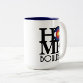 ホーム大きい石15oz ツートーンマグカップ (正面右)