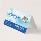 ホーム太陽の | クリーンエネルギー電力 名刺 (正面)