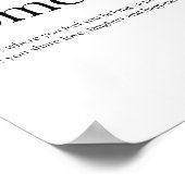 ホーム定義タイポグラフィ ポスター (角)