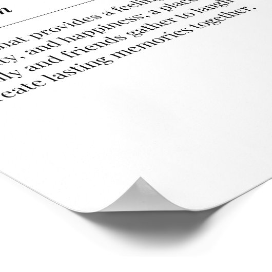 ホーム定義 ポスター (角)