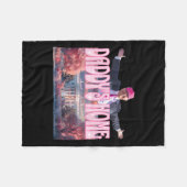 ホーム実在ドナルドピンクエッ名門私立校風のジグッドマントランプ フリースブランケット (正面(横))