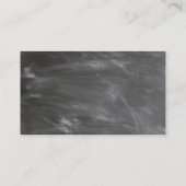 ホーム家庭教師先生アップルスクラブChalkboard V2 名刺 (裏面)