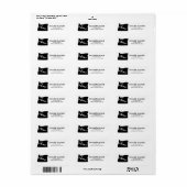 ホーム州アウトラインハートオレゴン州アドレス ラベル (フルシート)