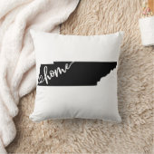 ホーム州アウトラインハートテネシー クッション (ブランケット)