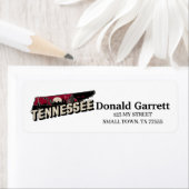 ホーム州テネシーレトロカラーアドレス ラベル (インサイチュ)