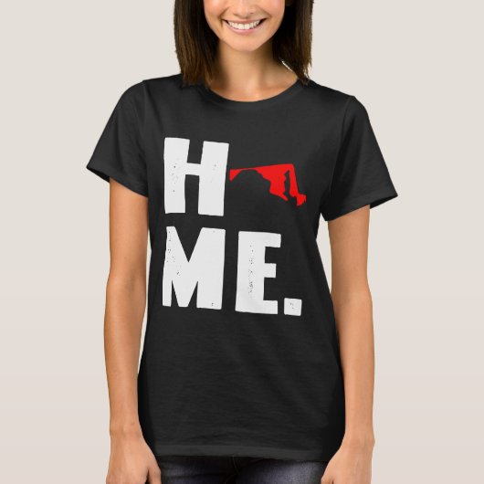 ホーム州メリーランドラブ先住民 Tシャツ (正面)