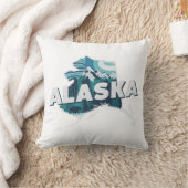 ホーム州レトロカラアラスカ クッション (ブランケット)