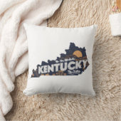ホーム州レトロカラーケンタッキー クッション (ブランケット)