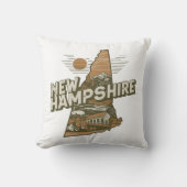 ホーム州レトロカラーニューハンプシャー クッション (正面)