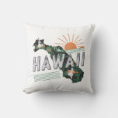 ホーム州レトロカラーハワイ クッション (正面)