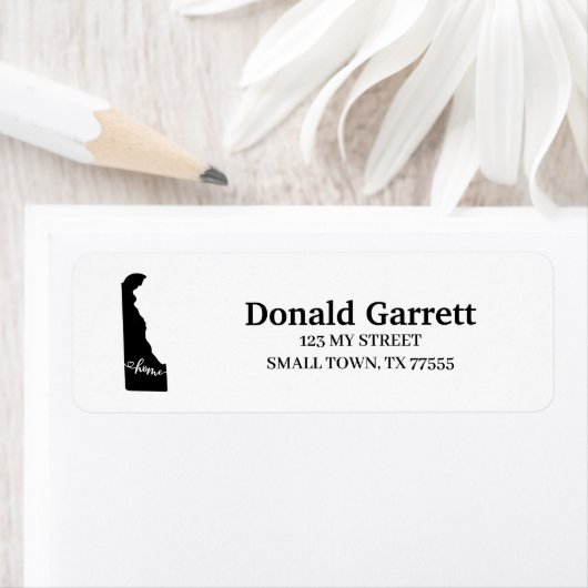 ホーム州概要ハートデラウェア住所 ラベル (インサイチュ)