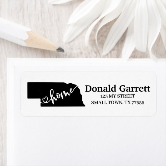 ホーム州概要ハートネブラスカ住所 ラベル (インサイチュ)