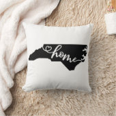 ホーム州概要ハートノースカロライナ クッション (ブランケット)