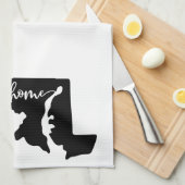 ホーム州概要ハートメリーランドキッチンタオル キッチンタオル (四つ折り)